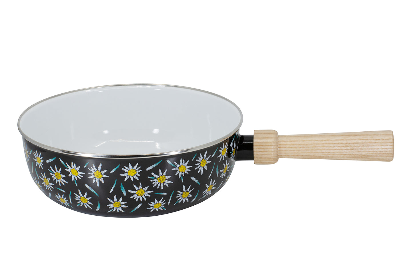 Emaille-Pfanne "Edelweiss Wiese", Ø 22cm