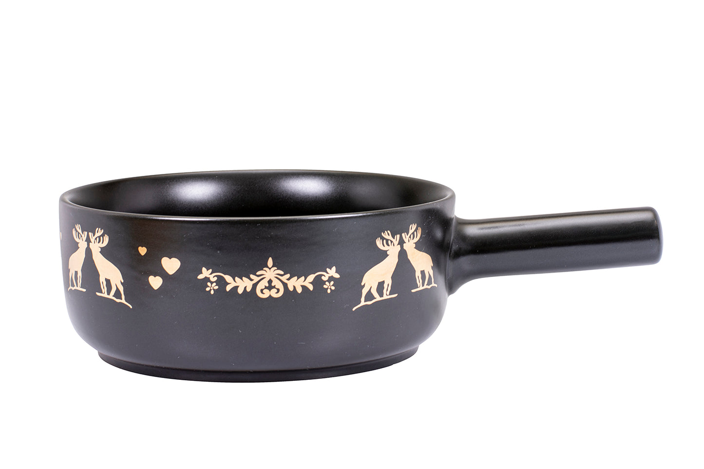 Käsefondue-Caquelon E22 "Deers in Love", Ø 22 cm