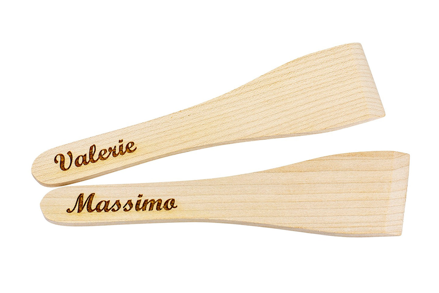 Raclettespachtel Holz, personalisierbar, 6 Stück