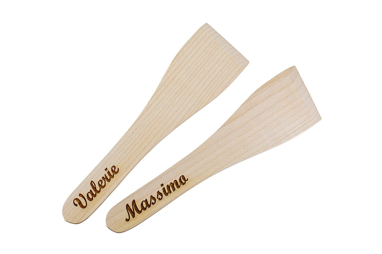 Raclettespachtel Holz, personalisierbar, 6 Stück