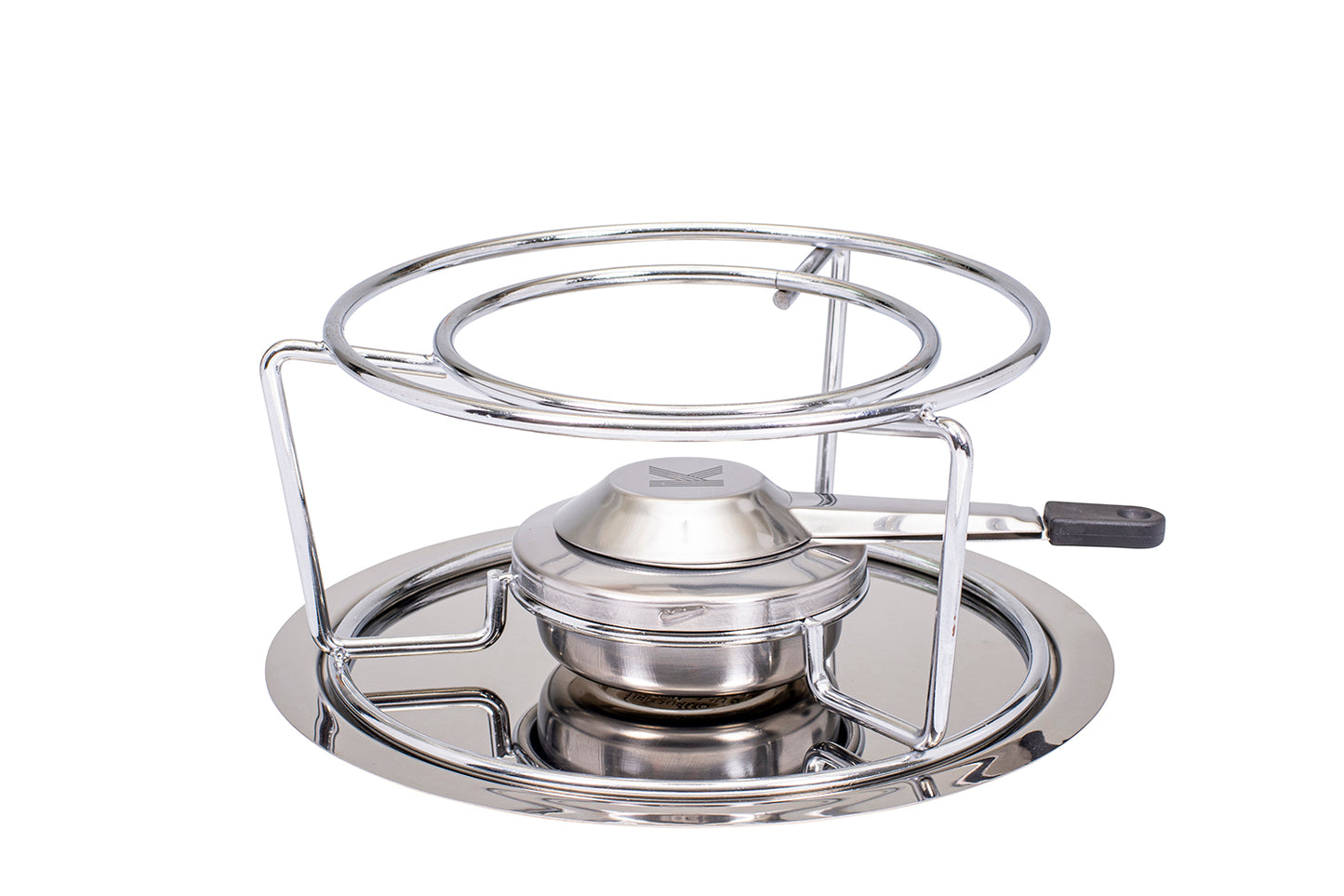 Rechaud "Chrome", Ø 20 cm, mit Pastenbrenner Inox