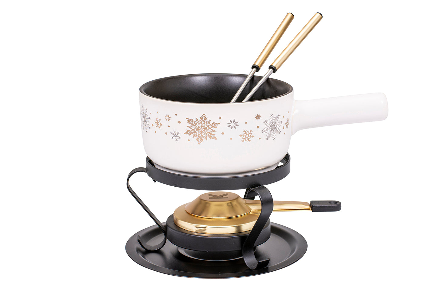 Käsefondue-Set E16 "Sparkling Winter", Ø 16 cm, 5-teilig