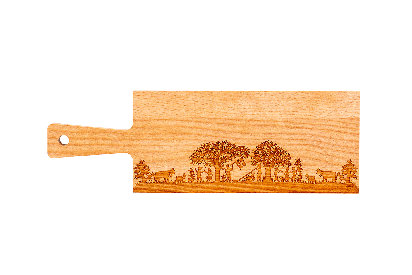 Holzbrett "Bergchilbi", Buche, div. Ausführungen