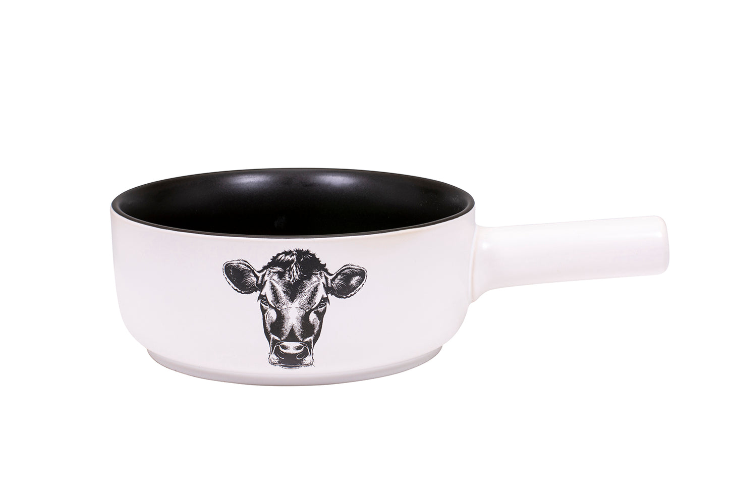 Käsefondue-Caquelon E22 "Kuh", Ø 22 cm