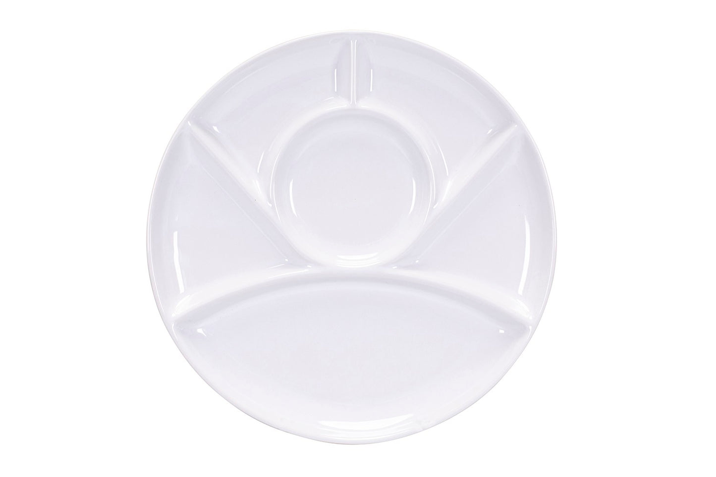 Fleischfondue-Teller "Classic", Keramik, Ø 26 cm, div. Farben
