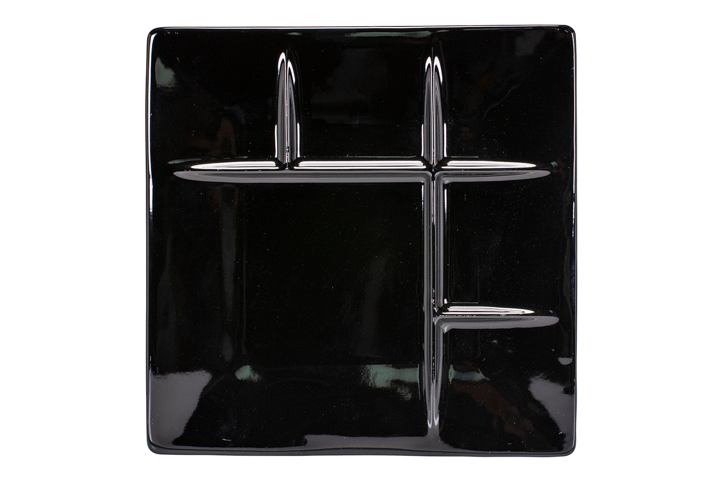 Fleischfondue-Teller "Element", Porzellan, 26 x 26 cm, div. Farben