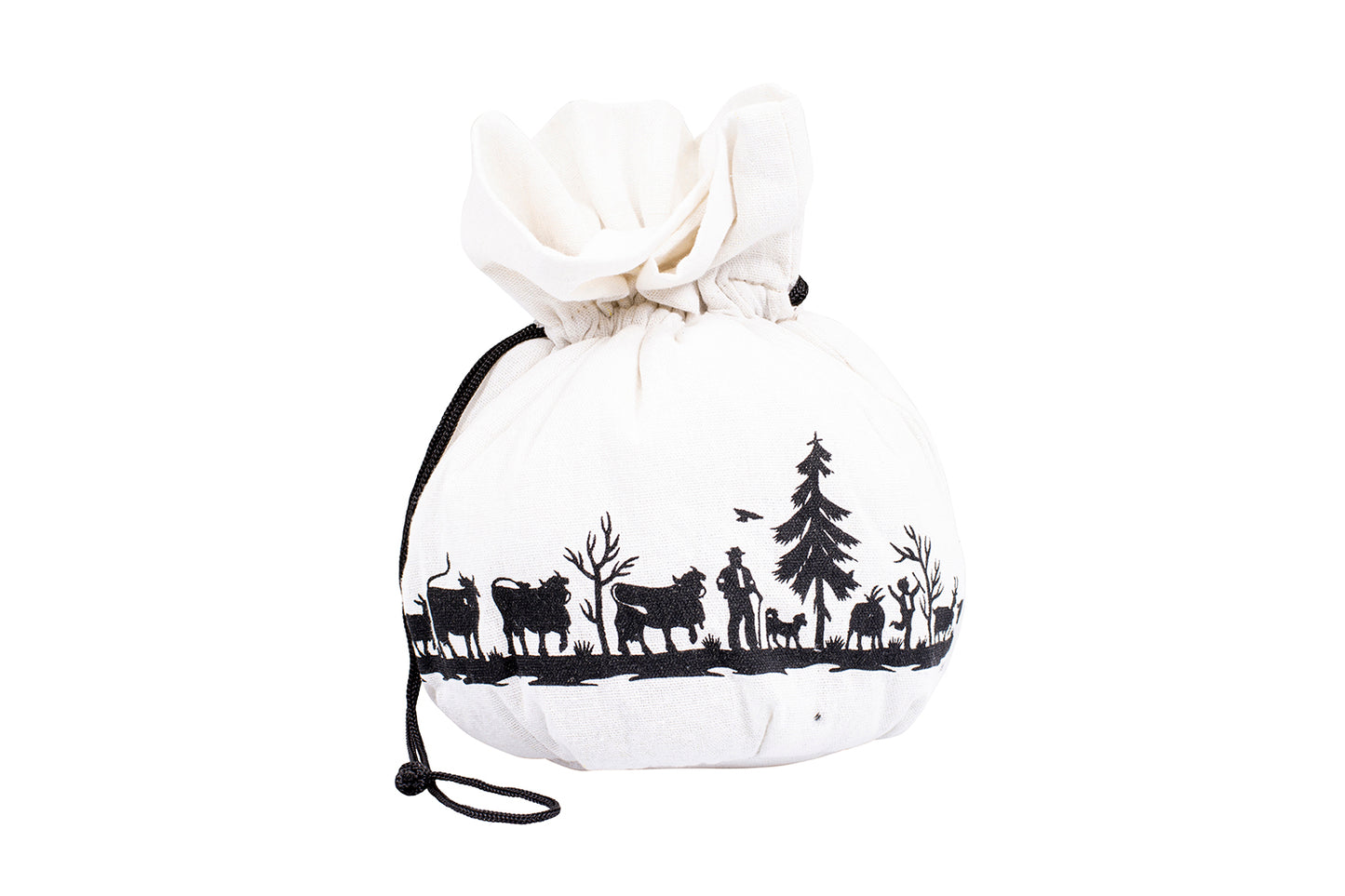 Kartoffelsack "Alpaufzug Familie", Ø 20 x 31 cm
