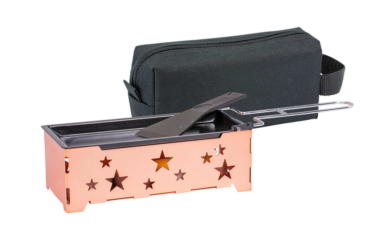 Kerzenraclette 2go "Rose Star", rosé gold