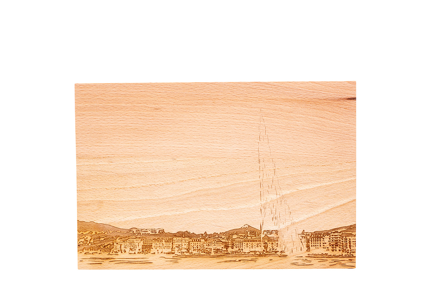 Holzbrett Kanton "Genf", Buche, div. Ausführungen