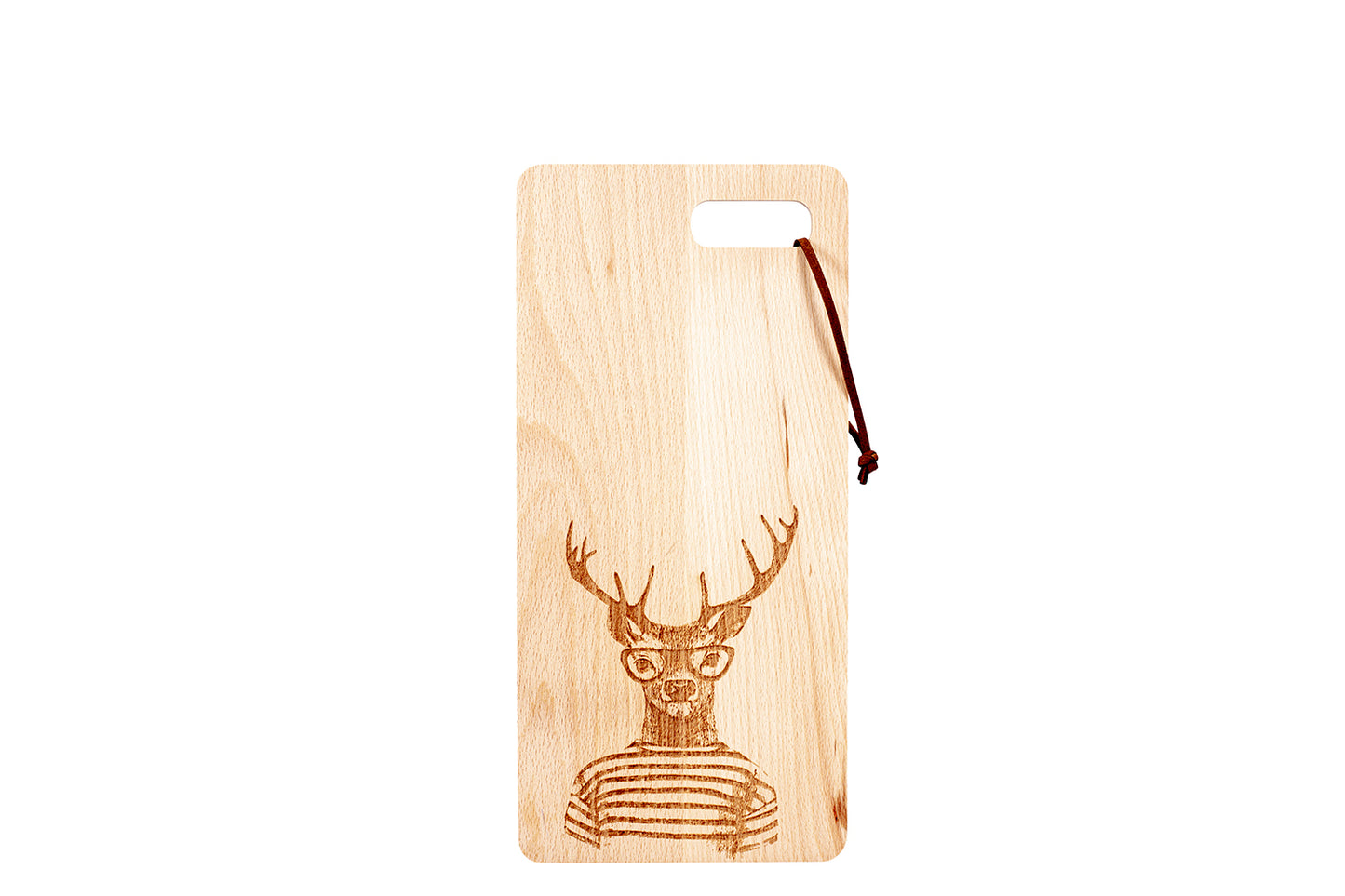 Holzbrett "Hipster Hirsch, div. Ausführungen