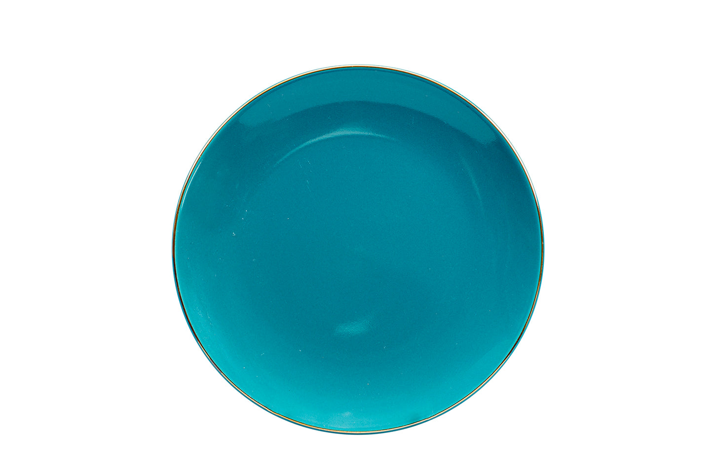 Vorspeisenteller "Fleurisse", petrol, Ø 21 cm