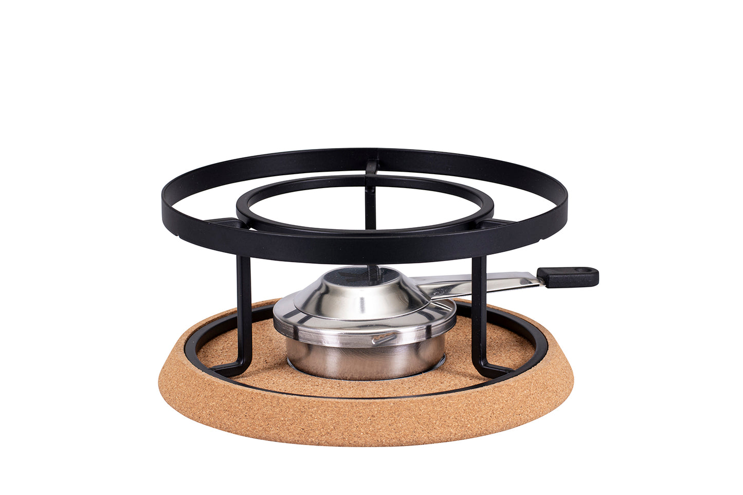 Rechaud "Nature", Ø 22 cm, mit Pastenbrenner Inox