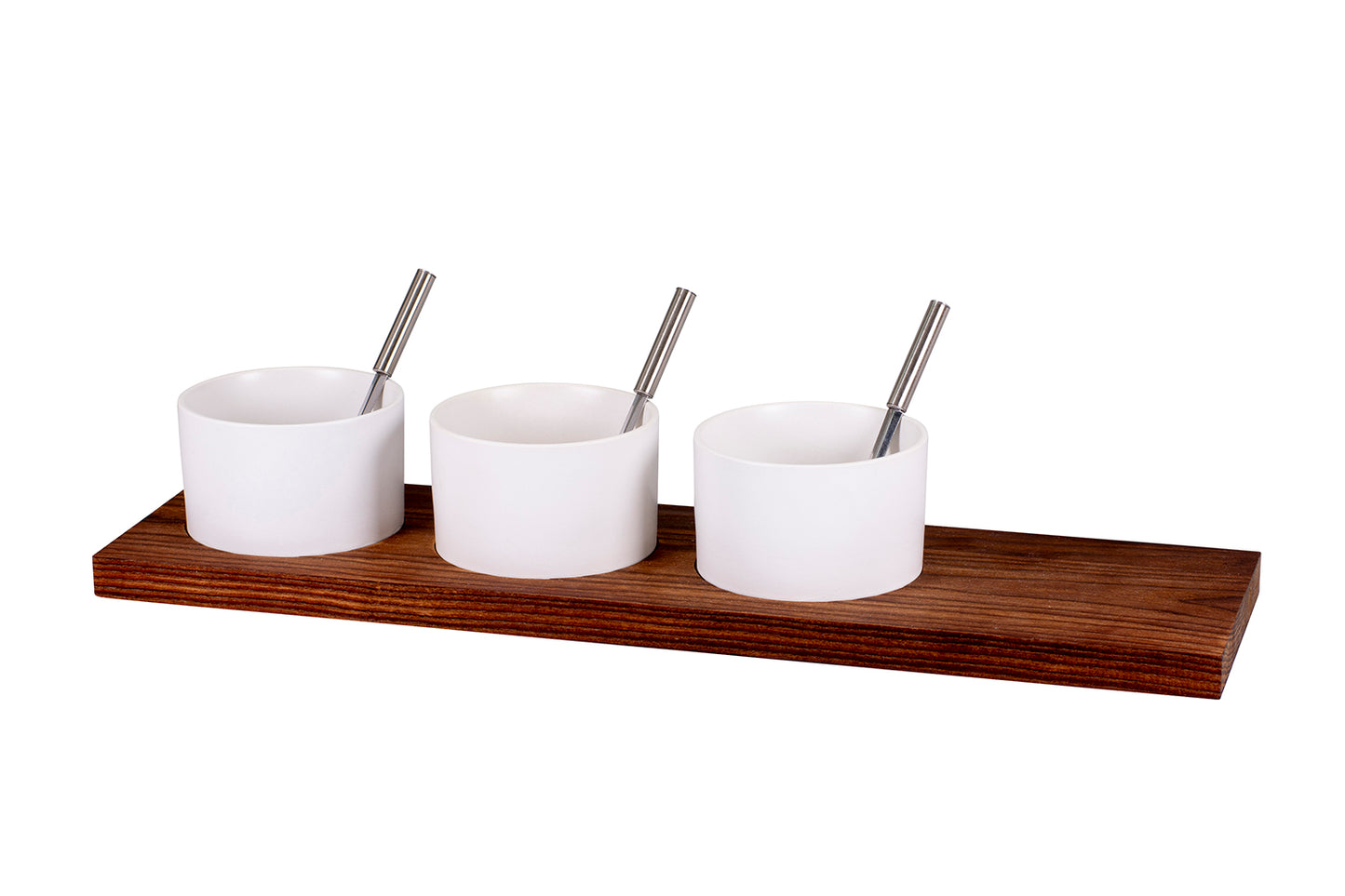 Apéro-Set "Trio", gross, Thermo-Esche, 50 x 14 x 2 cm