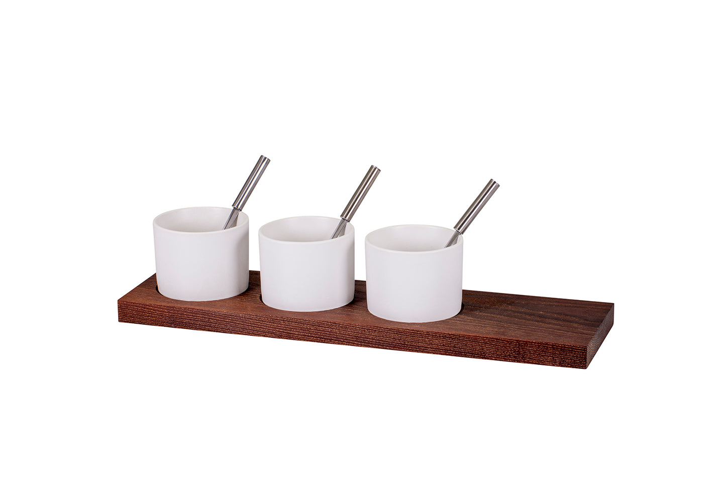 Apéro-Set "Trio", klein, Thermo-Esche, 40 x 11 x 2 cm