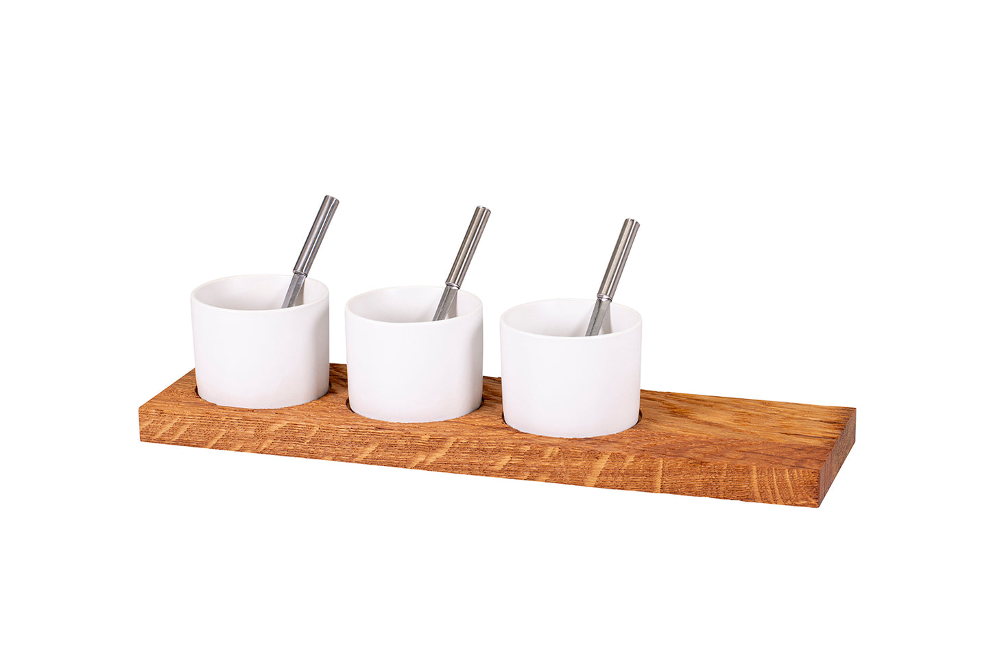 Apéro-Set "Trio", klein, Eiche rustikal, 40 x 11 x 2 cm