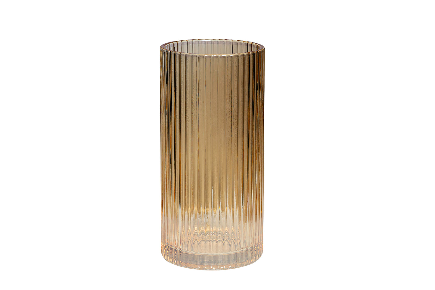 Trinkglas "Stripes", amber, 450 ml