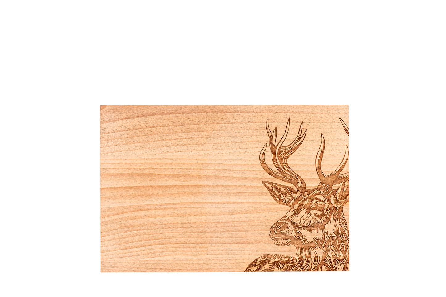 Holzbrett "Hirsch", Buche, div. Ausführungen