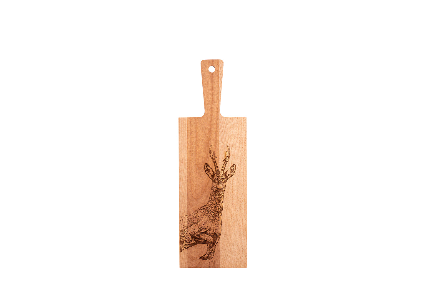 Holzbrett "Rehbock", Buche, div. Ausführungen