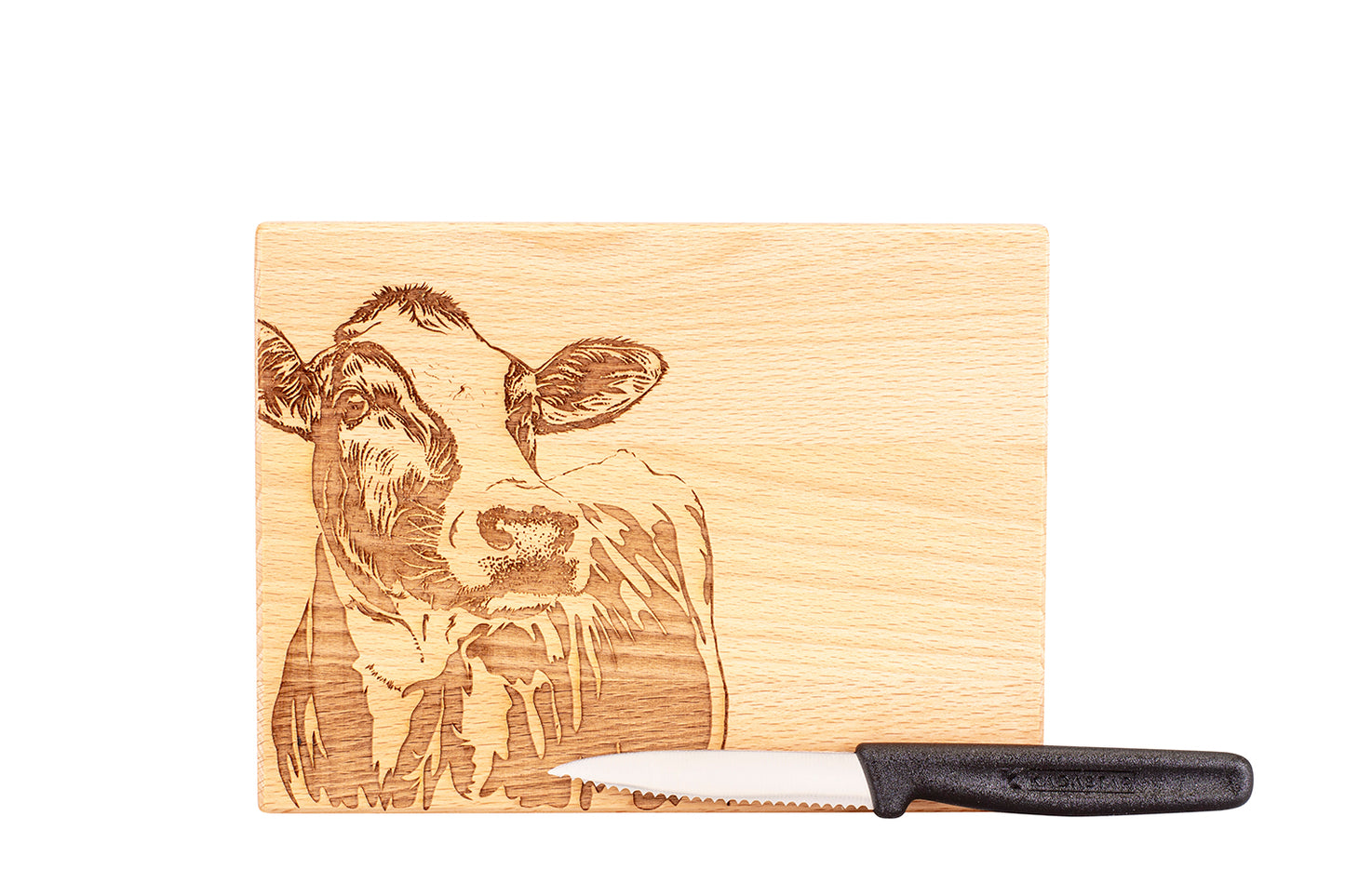 Messerbrett XL "Kuh", 20 x 15 x 2 cm