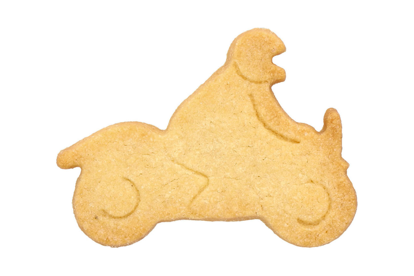 Ausstechform "Motorradfahrer", 8 cm, Edelstahl. 5st