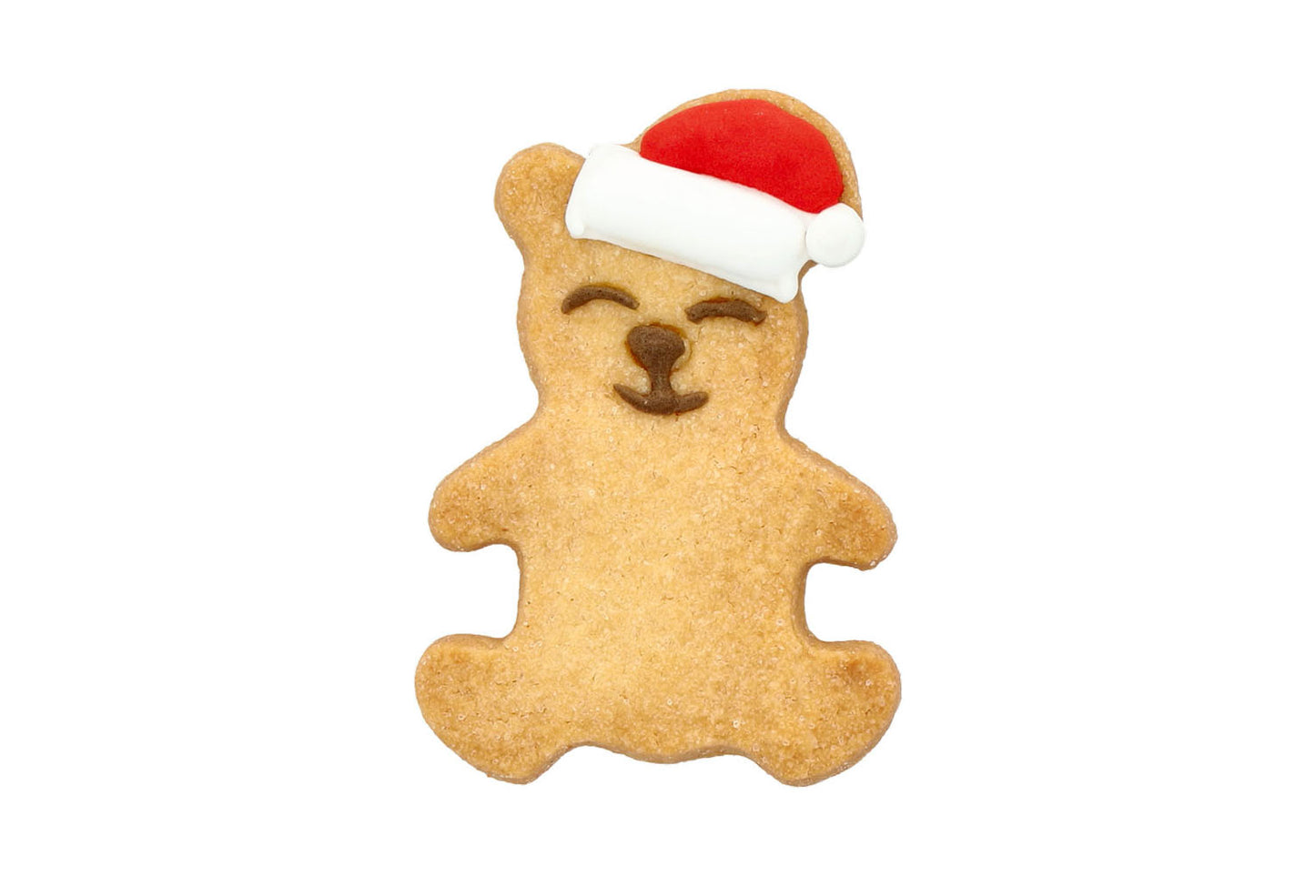 Ausstechform "Weihnachts-Teddybär", Edelstahl, 7 cm. 5st