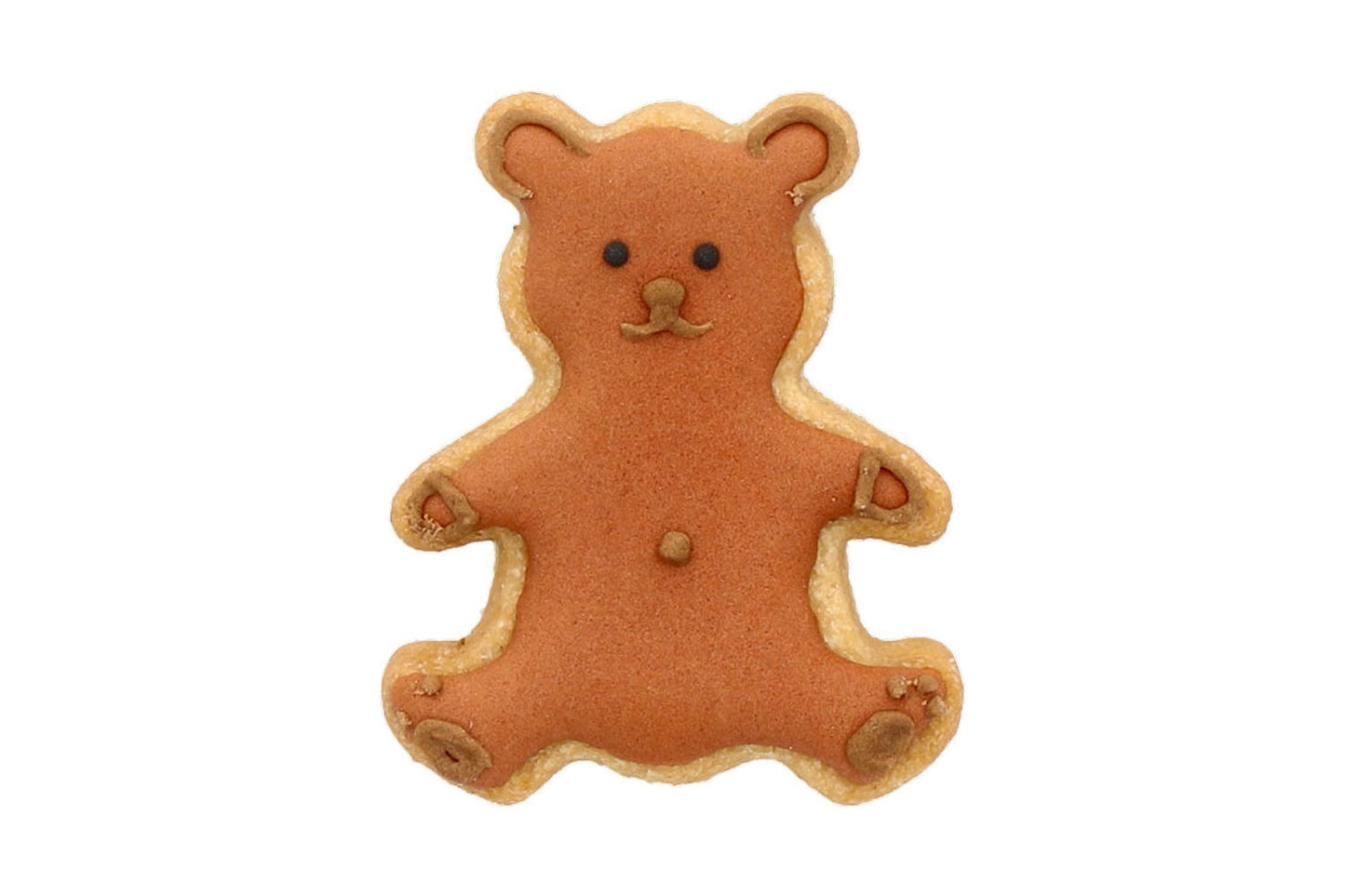 Ausstechform "Teddybär klein", 5 cm, Edelstahl. 5st