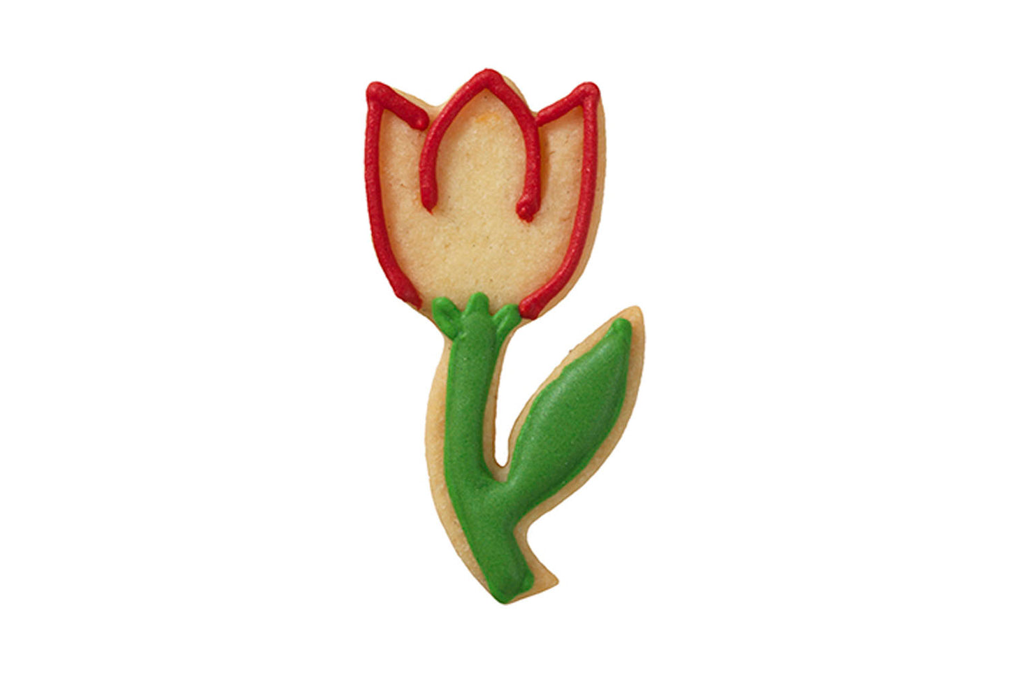 Ausstechform "Tulpe", Edelstahl, 6 cm. 5st