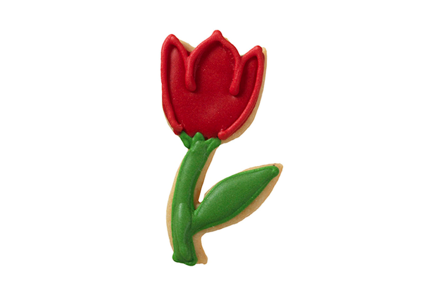Ausstechform "Tulpe", Edelstahl, 6 cm. 5st