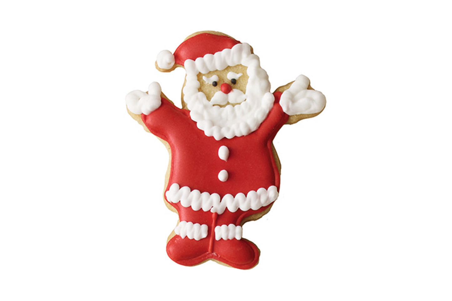 Ausstechform "Santa Claus", Edelstahl, 8,5 cm. 5st