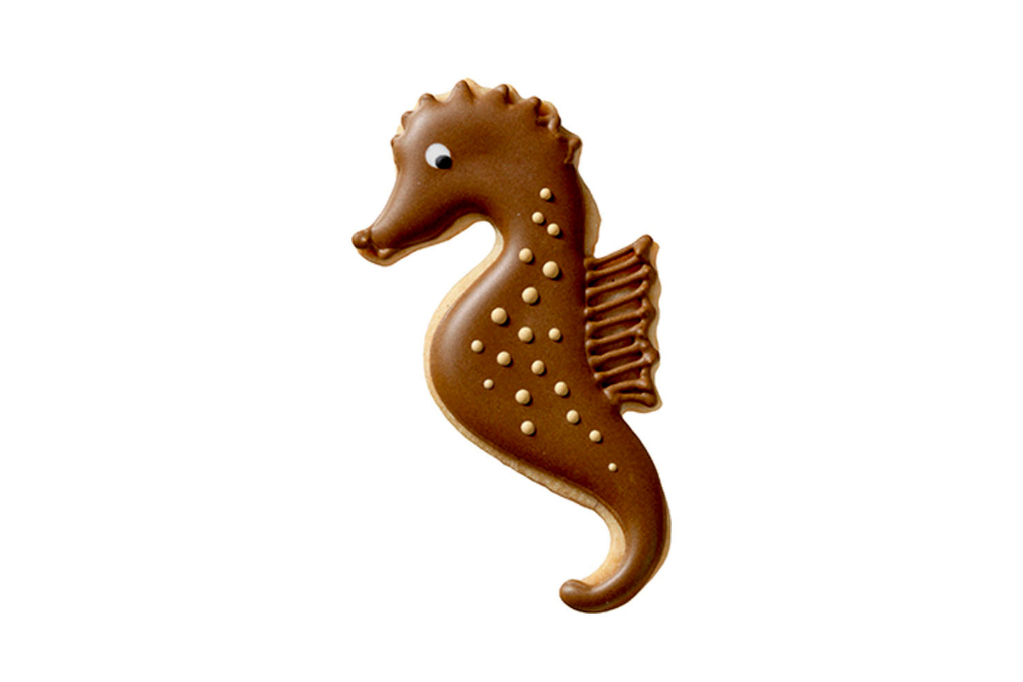 Ausstechform "Seepferdchen", Edelstahl, 9 cm. 5st