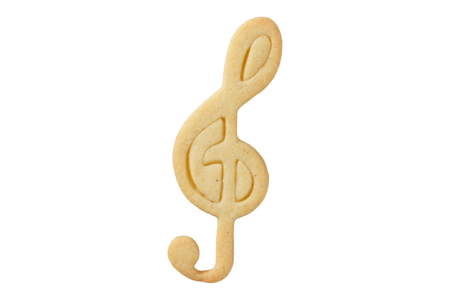 Ausstechform "Notenschlüssel", Edelstahl, 11.5 cm. 5st