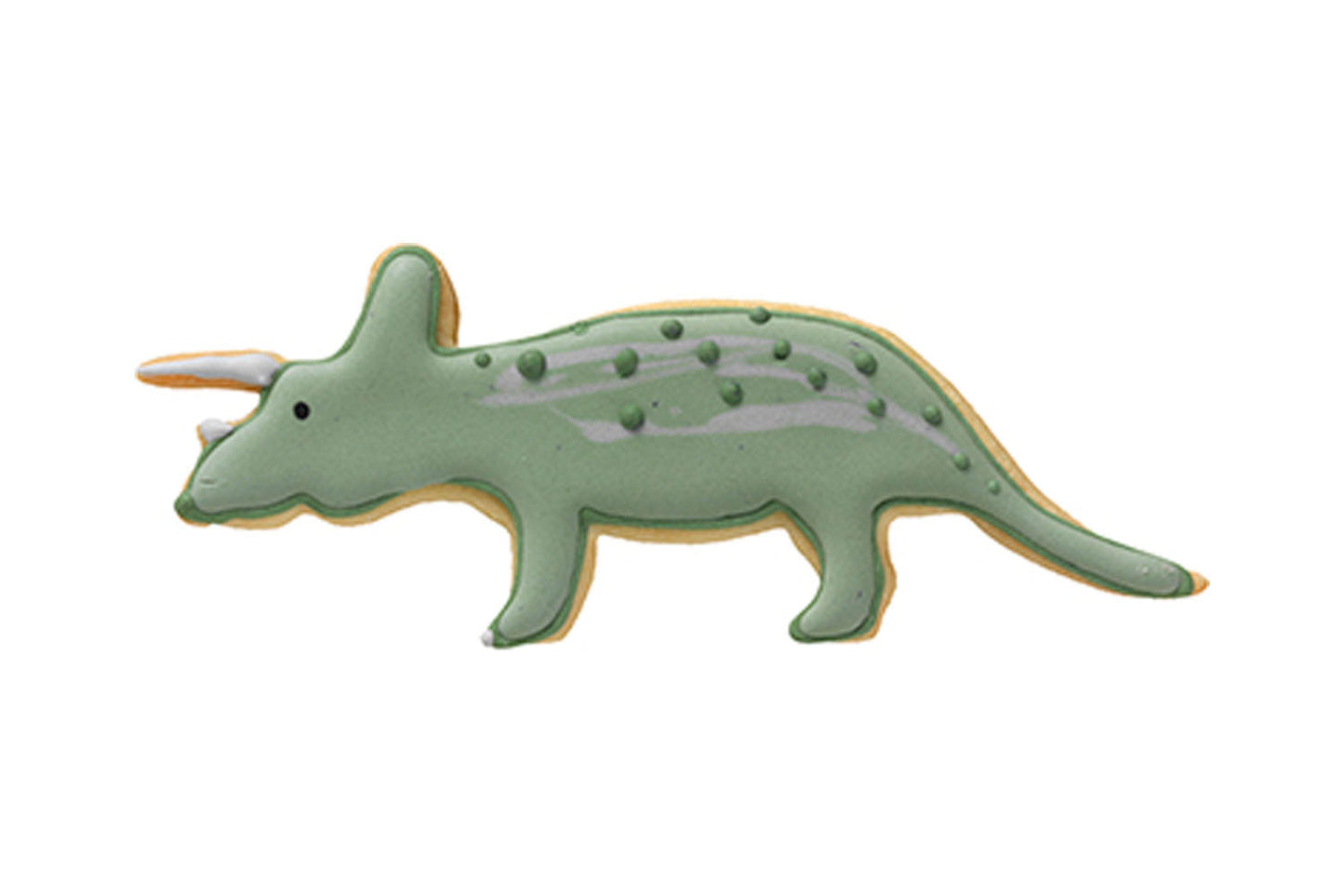 Ausstechform "Triceratops", Edelstahl, 14 cm. 5st