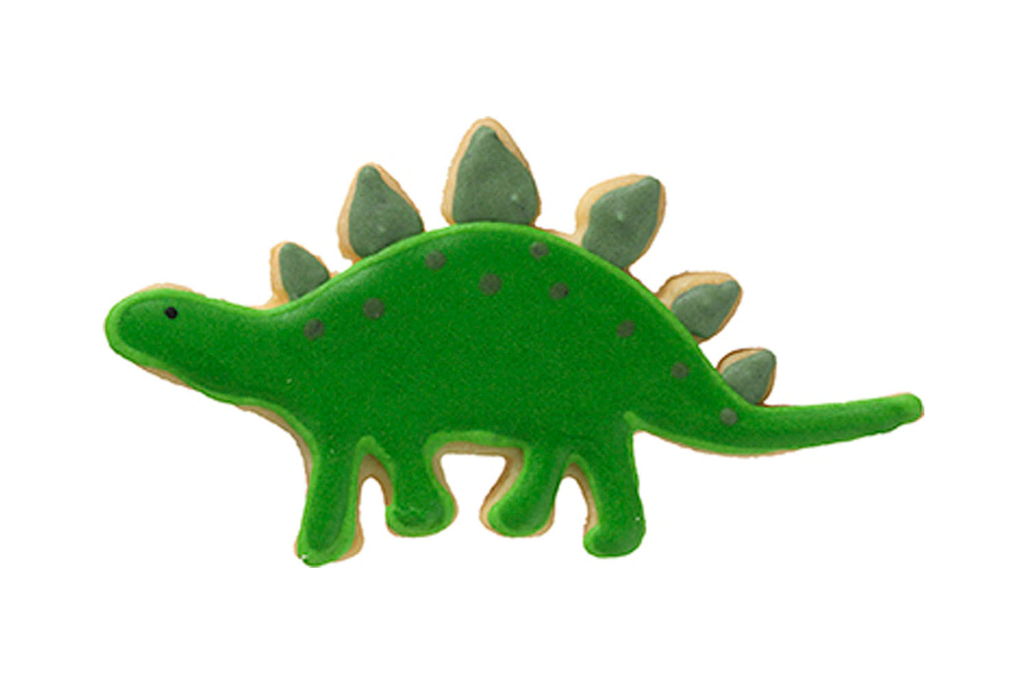Ausstechform "Stegosaurus", Edelstahl, 11 cm, 5st