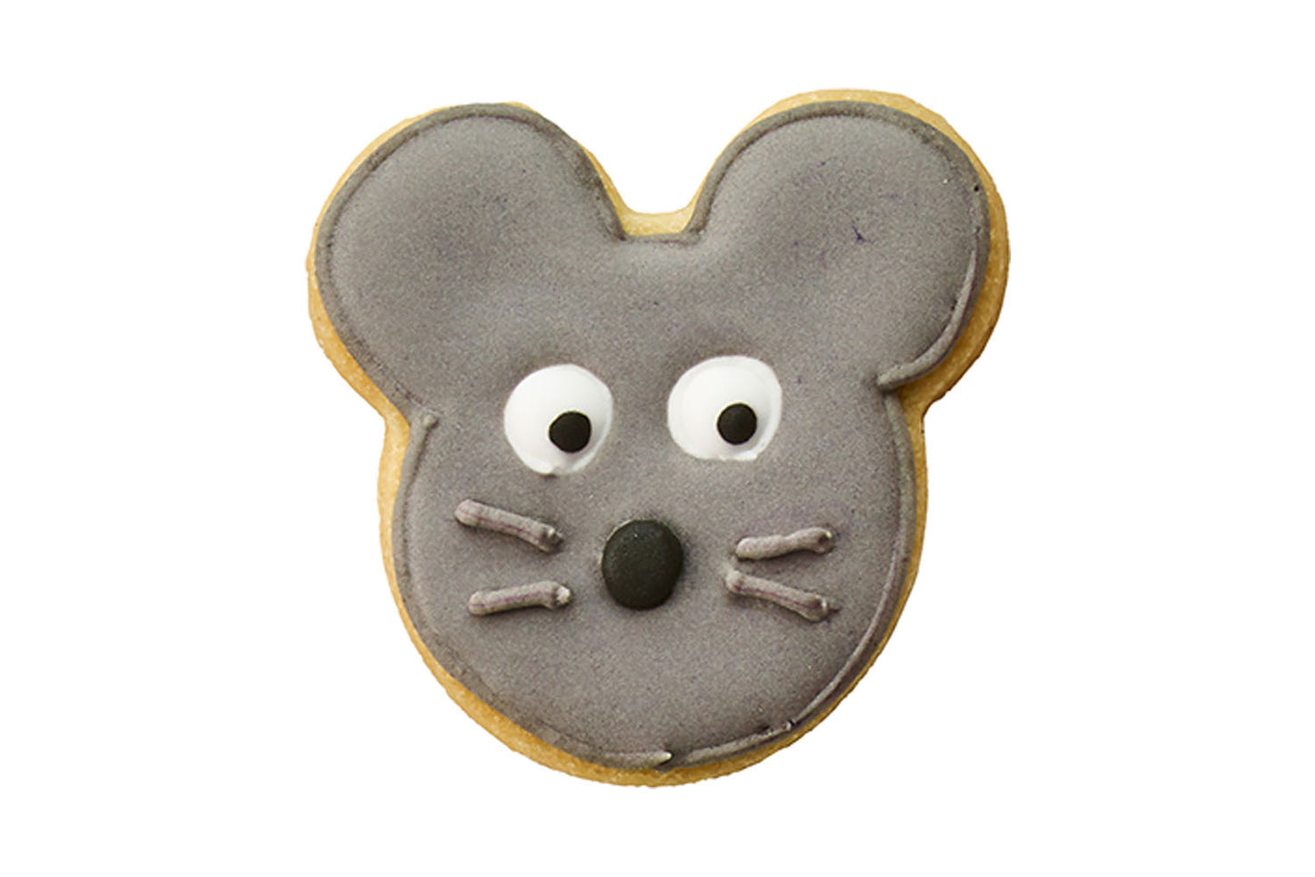 Ausstechform "Maus Kopf", Edelstahl, 5,5 cm, 5st