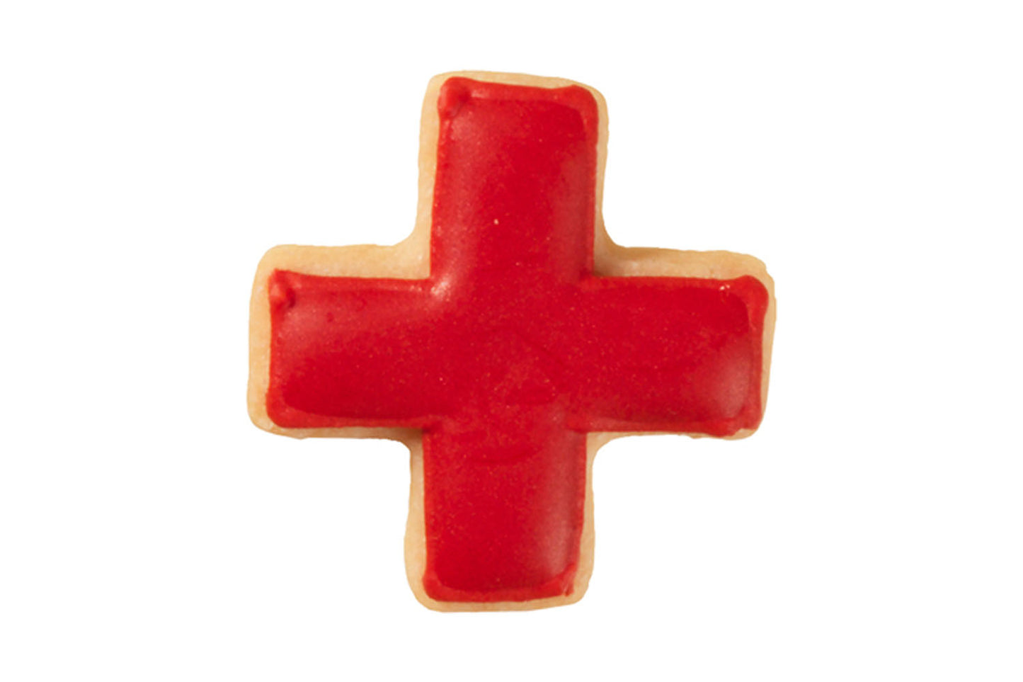 Ausstechform "Plus-Zeichen", Edelstahl, 3 cm, 5st