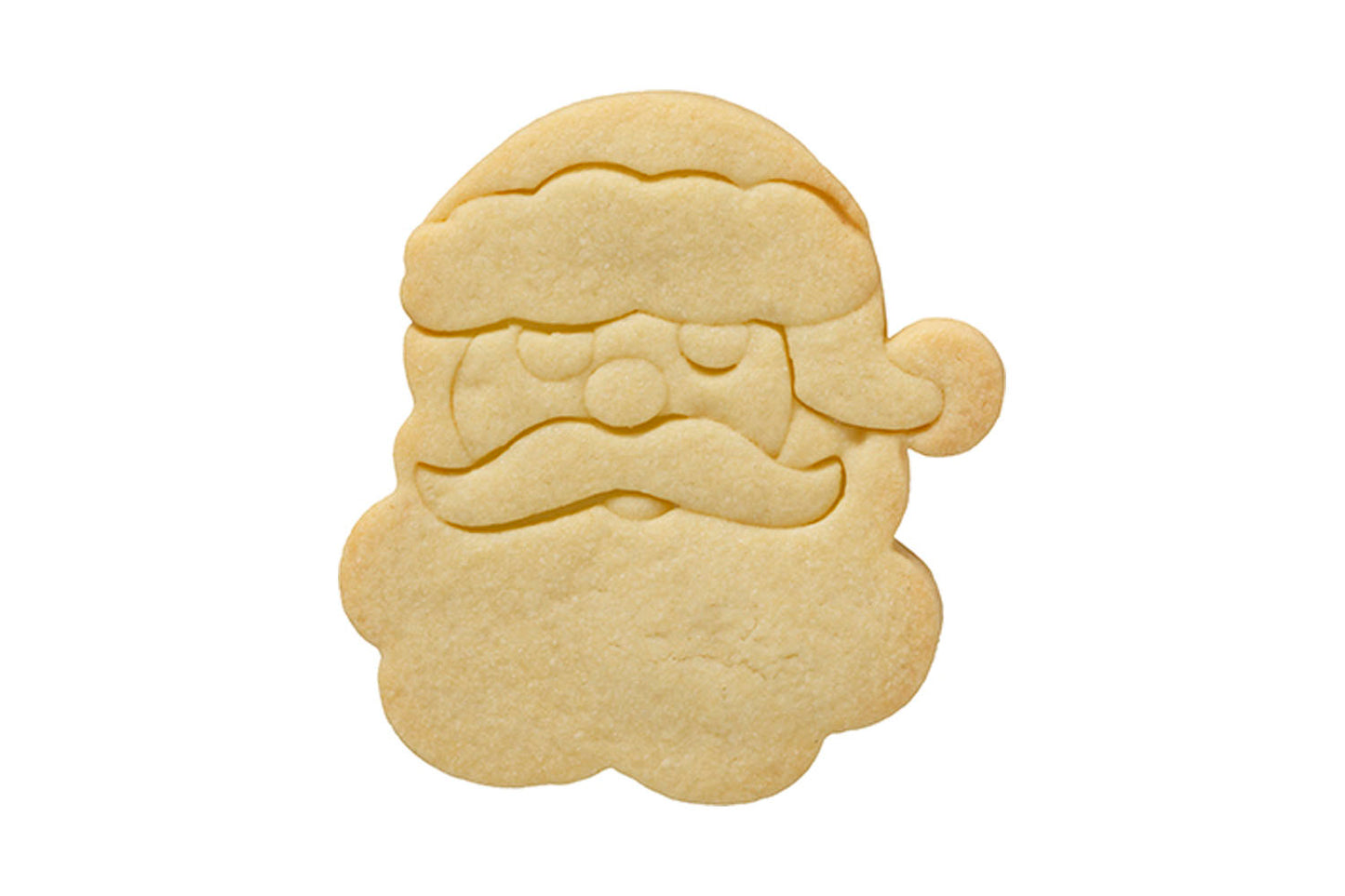 Ausstechform "Weihnachtsmann-Gesicht", Edelstahl, 10,4 cm, 5st