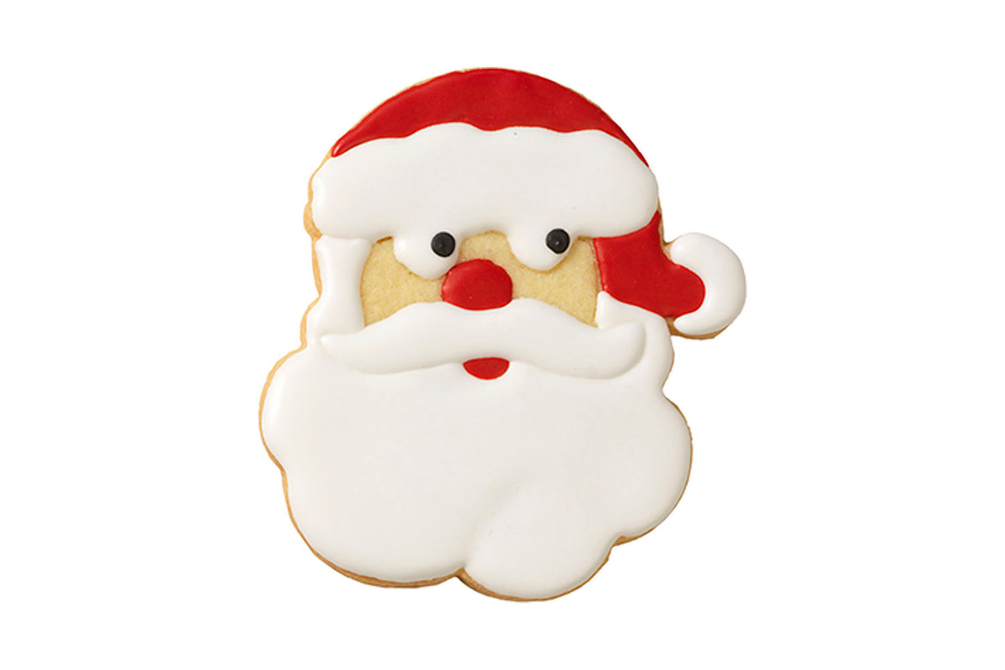 Ausstechform "Weihnachtsmann-Gesicht", Edelstahl, 10,4 cm, 5st