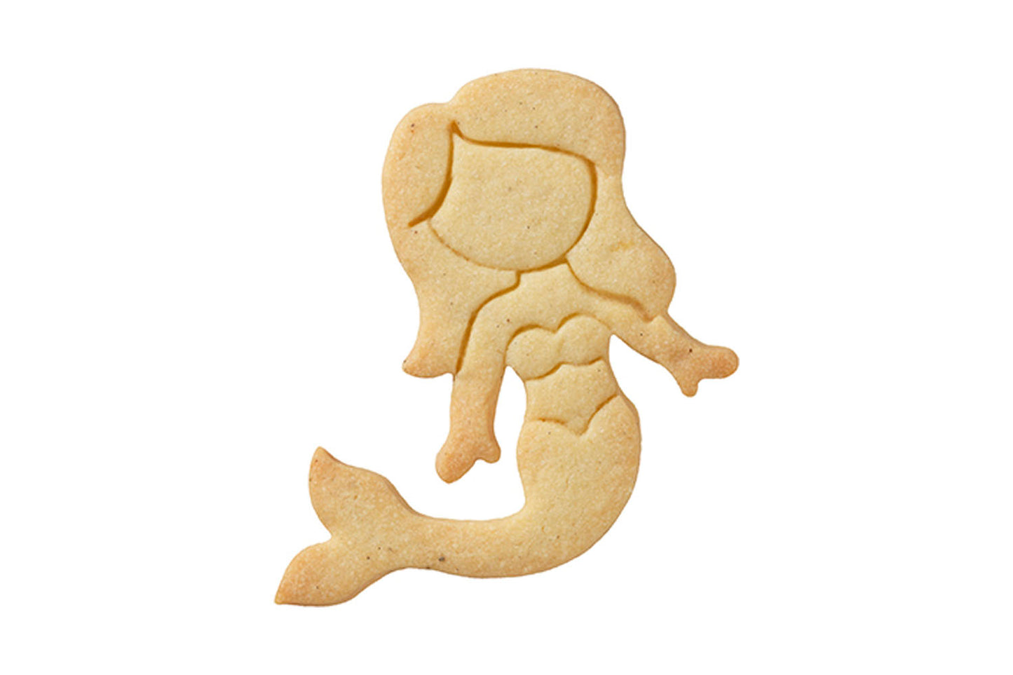 Ausstechform "Meerjungfrau schwimmend", Edelstahl, 9 cm, 5st