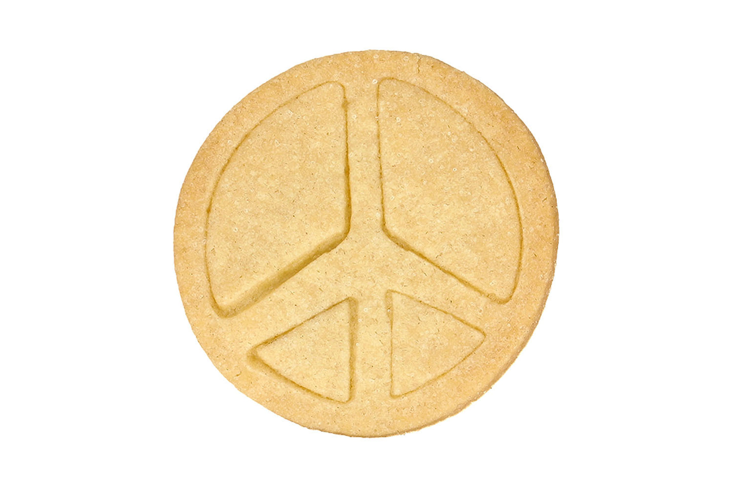 Ausstechform "Peace", Edelstahl, 6 cm, 5st