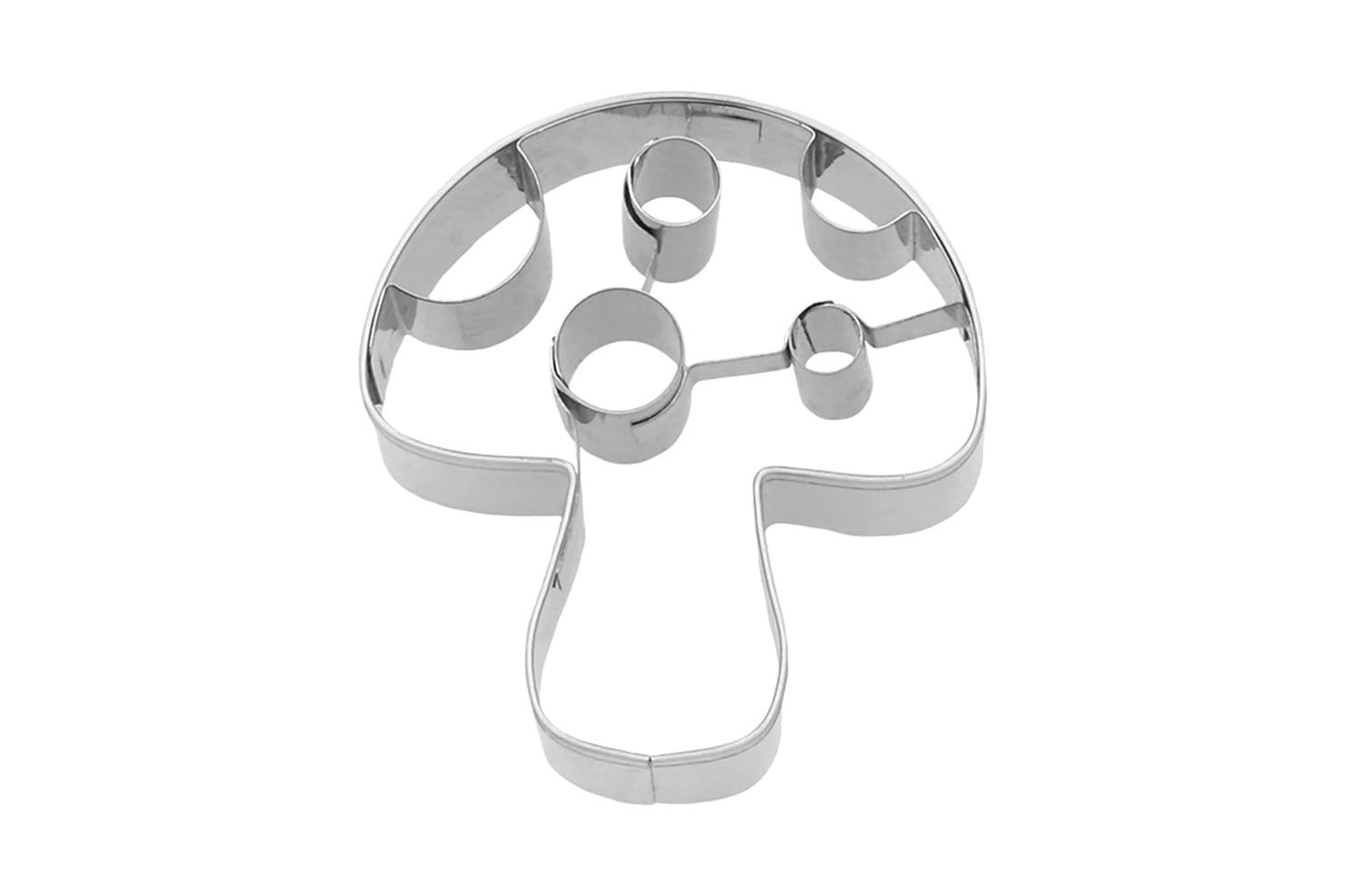 Ausstechform "Pilz", Edelstahl, 5,5 cm, 5st