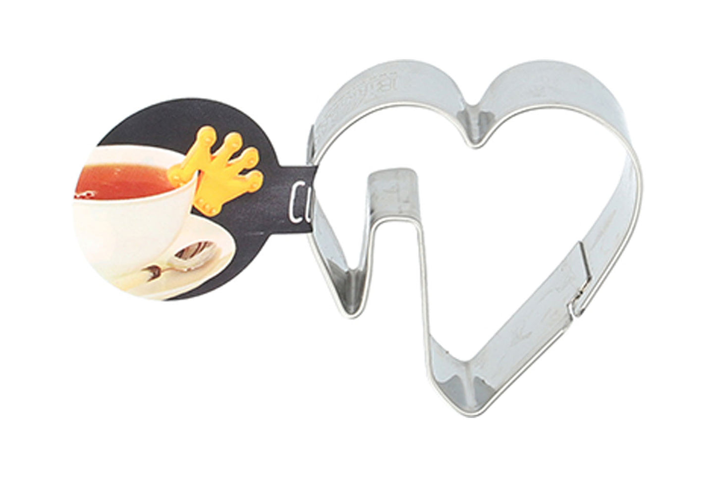 Ausstechform "V.I.P. Herz", Edelstahl, 5 cm, 5st