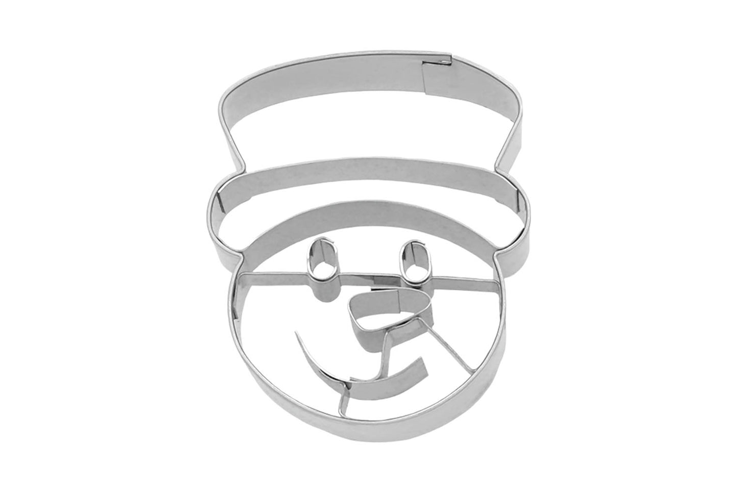 Ausstechform "Schneemann Kopf", Edelstahl, 6 cm, 5st