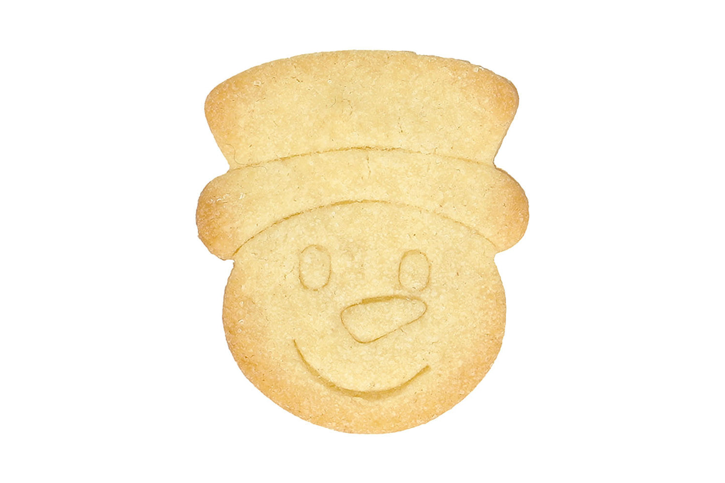 Ausstechform "Schneemann Kopf", Edelstahl, 6 cm, 5st