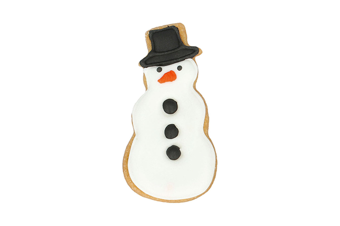 Ausstechform "Schneemann gross", Edelstahl, 8 cm, 5st