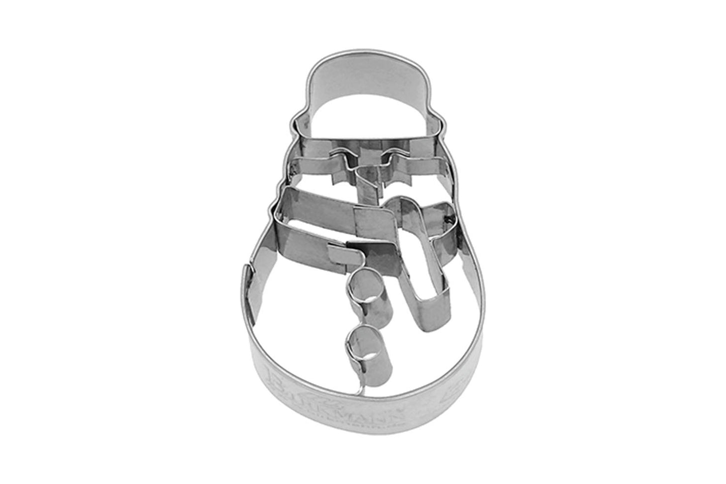 Ausstechform "Schneemann klein" Edelstahl, 5,5 cm, 5st
