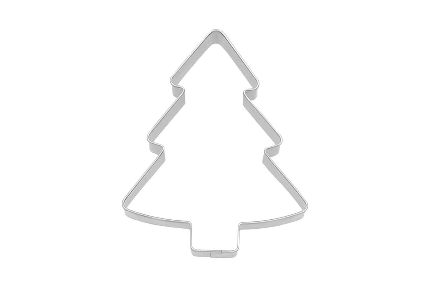 Ausstechform "Tannenbaum", Edelstahl, 8 cm, 5st