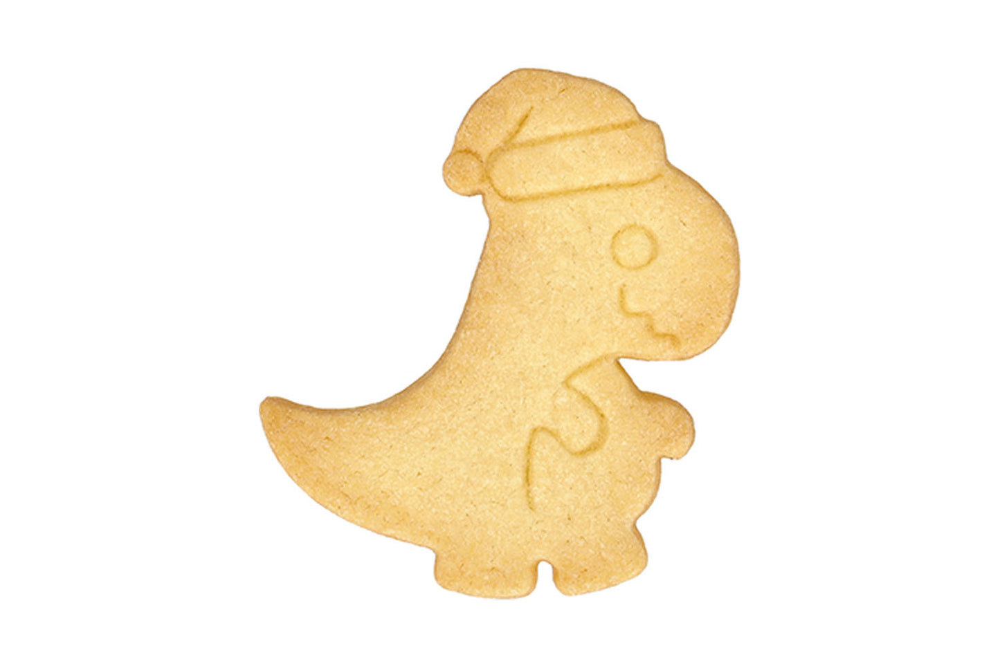 Ausstechform "Weihnachts-T-Rex", Edelstahl, 7 cm, 5st