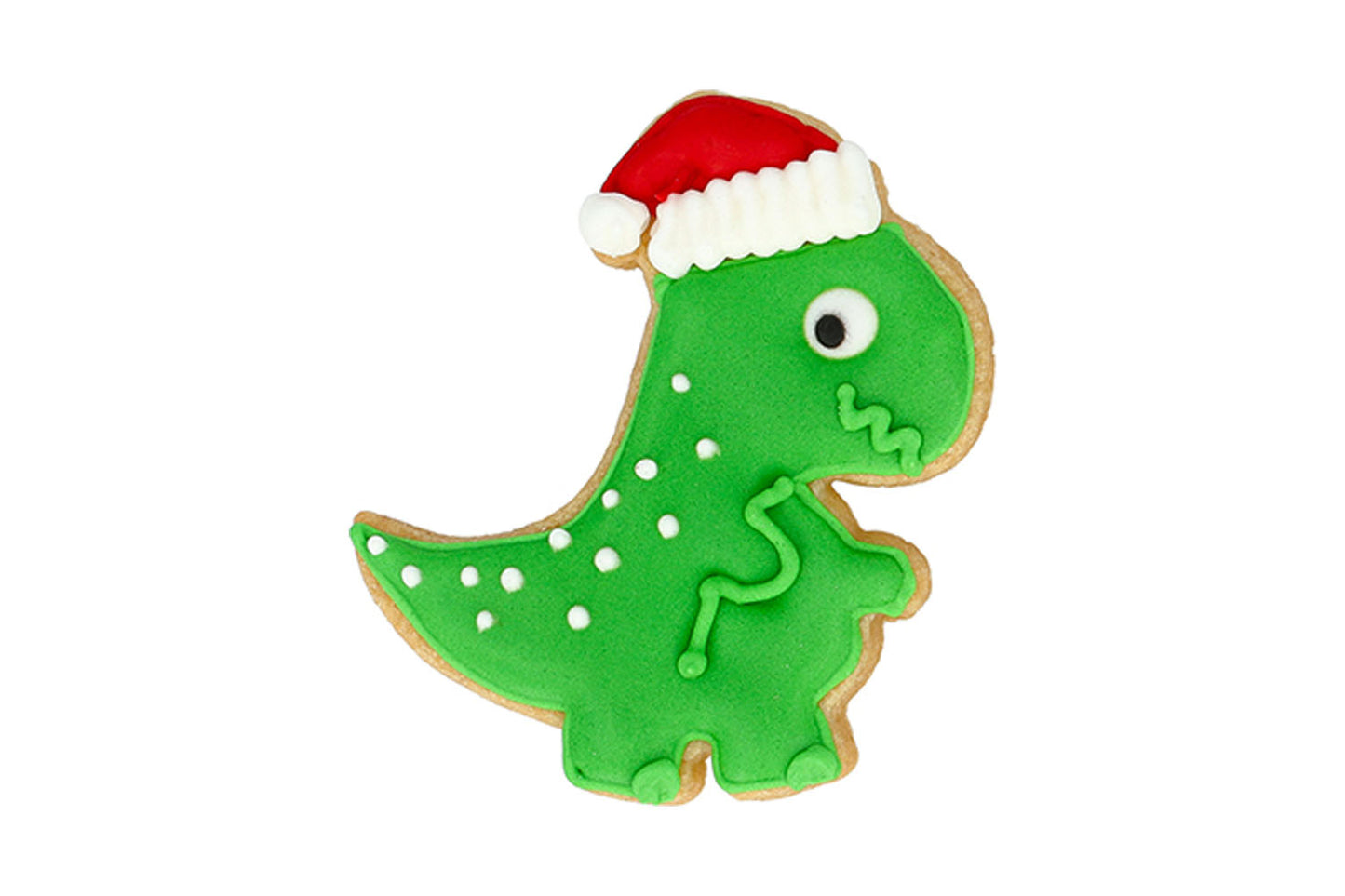 Ausstechform "Weihnachts-T-Rex", Edelstahl, 7 cm, 5st