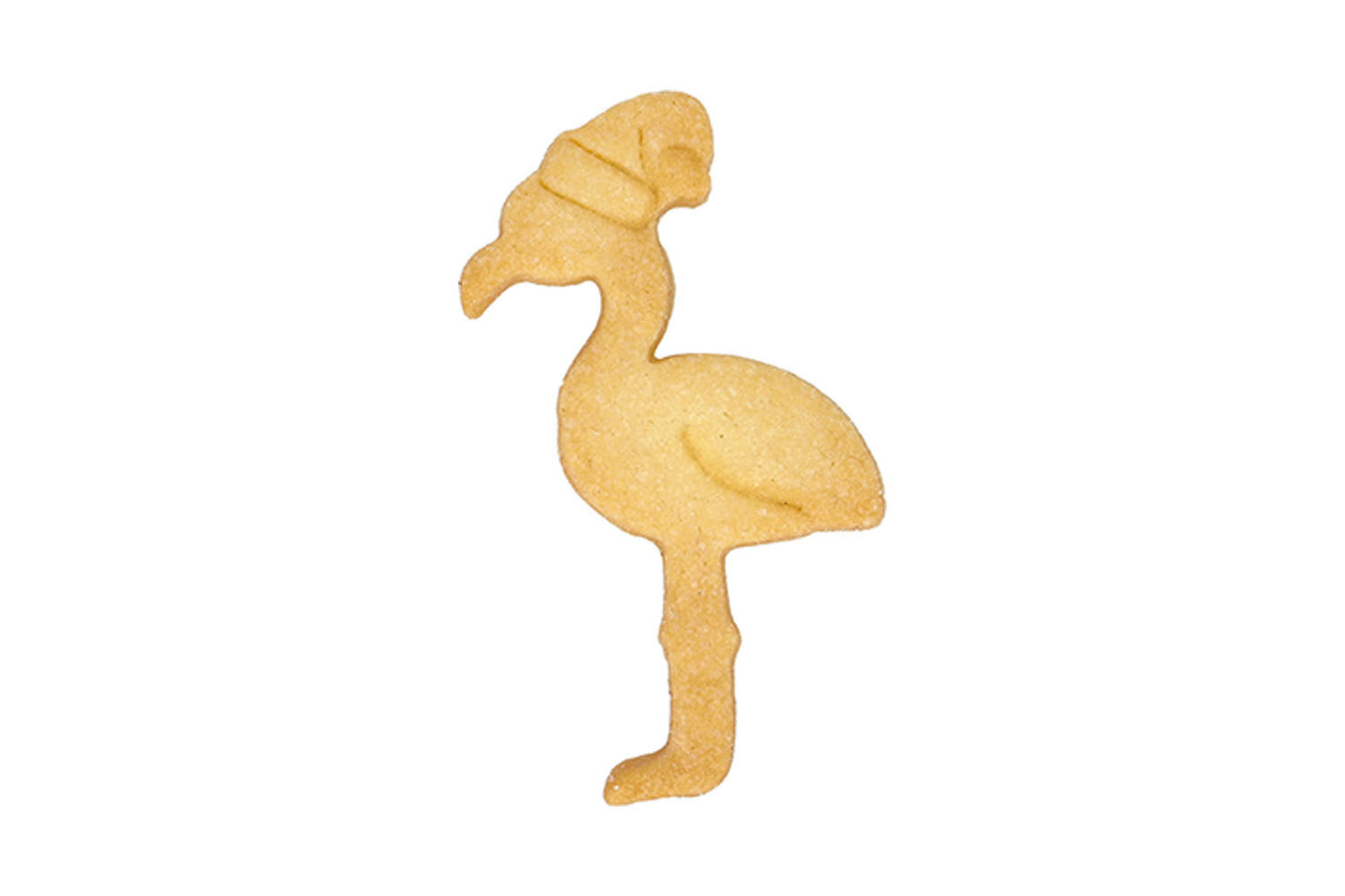 Ausstechform "Weihnachts-Flamingo", Edelstahl, 8 cm, 5st