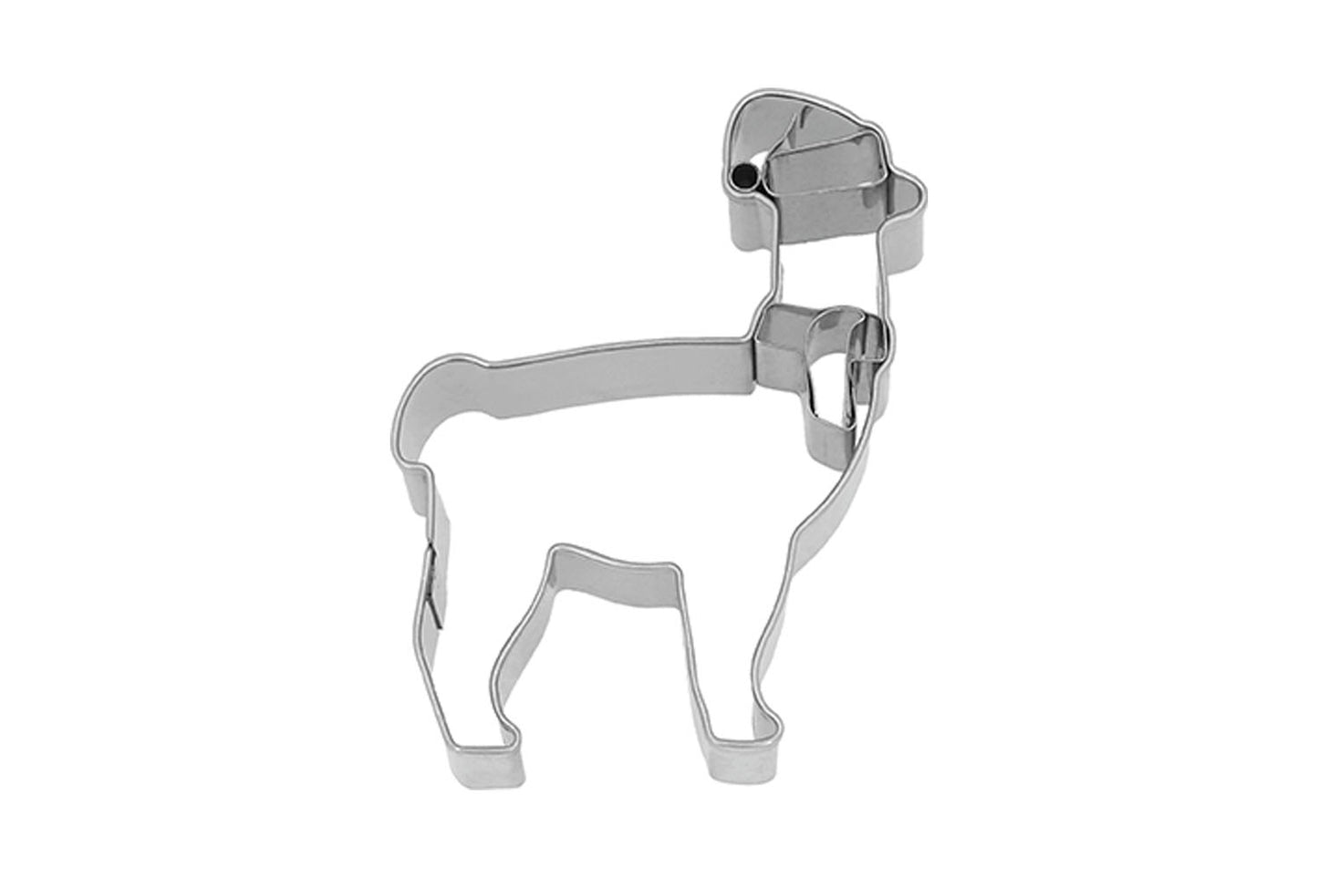 Ausstechform "Weihnachts-Lama", Edelstahl, 7,5 cm, 5st